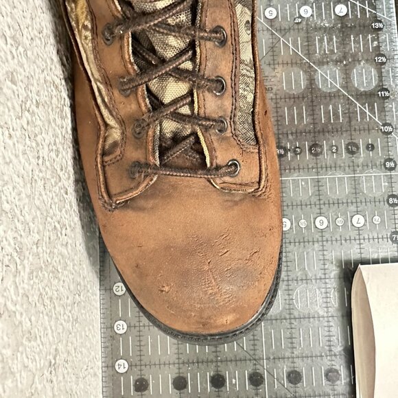 Guide Gear Waterproof Men Size 11 Brown Camouflage Leather Resistant Hiking Boot - Picture 12 of 12